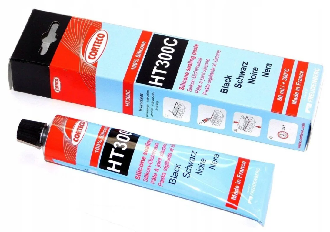 Corteco HT300C Yüksek Isı Sıvı Conta Kırmızı 70 Ml - 300°C Dayanıklı