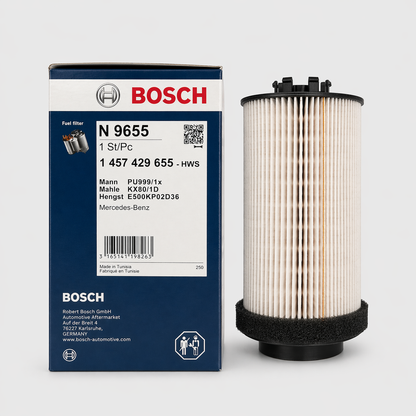 Bosch 1457429655 N9655 Mazot Filtresi Mercedes Actros Axor Setra Travego A5410900151