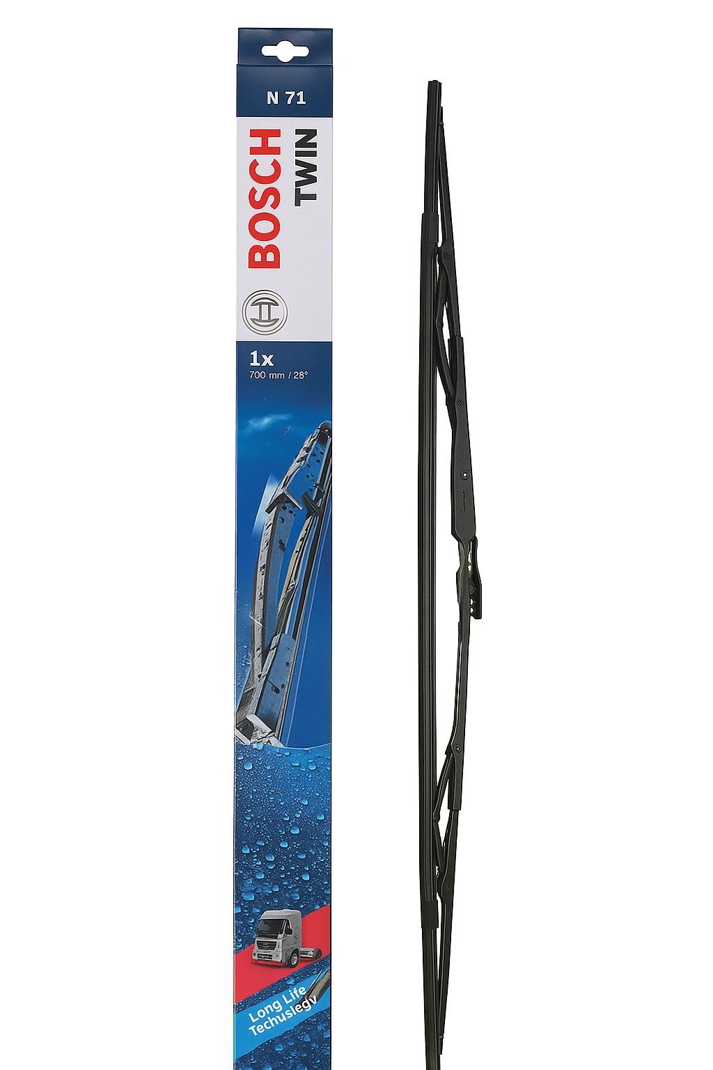 Bosch 3397011238 N71 Silecek 700mm (70cm) Fıskiyeli Twin Actros MP2 MP3