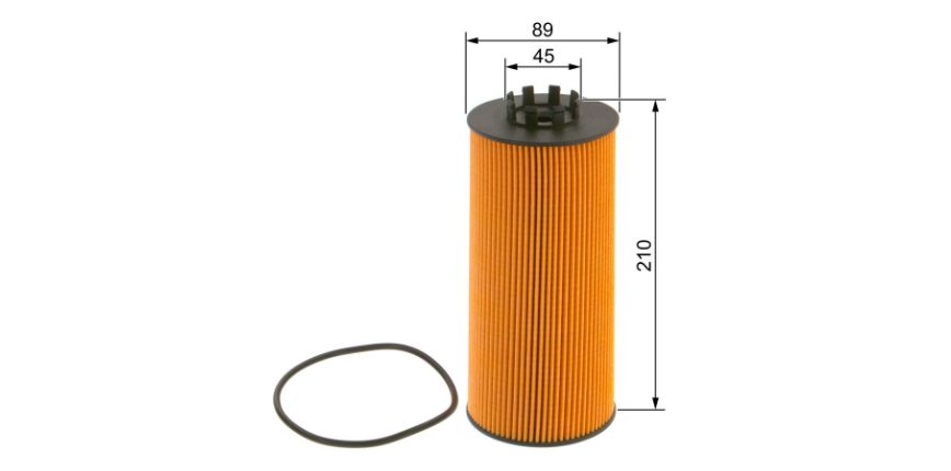 Bosch F026407280 Yağ Filtresi Mercedes Actros MP4 MP5 Arocs OM471 A4721800109
